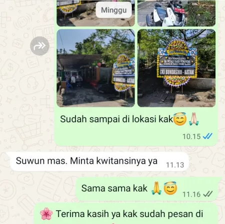 Pengiriman Papan Bunga Duka Manis Jaya