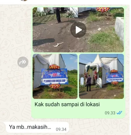 Pengiriman Karangan Bunga Manis Jaya