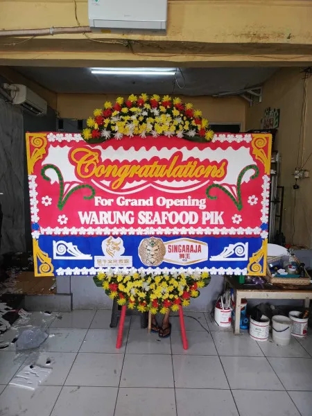Papan Bunga Ucapan Selamat Manis Jaya